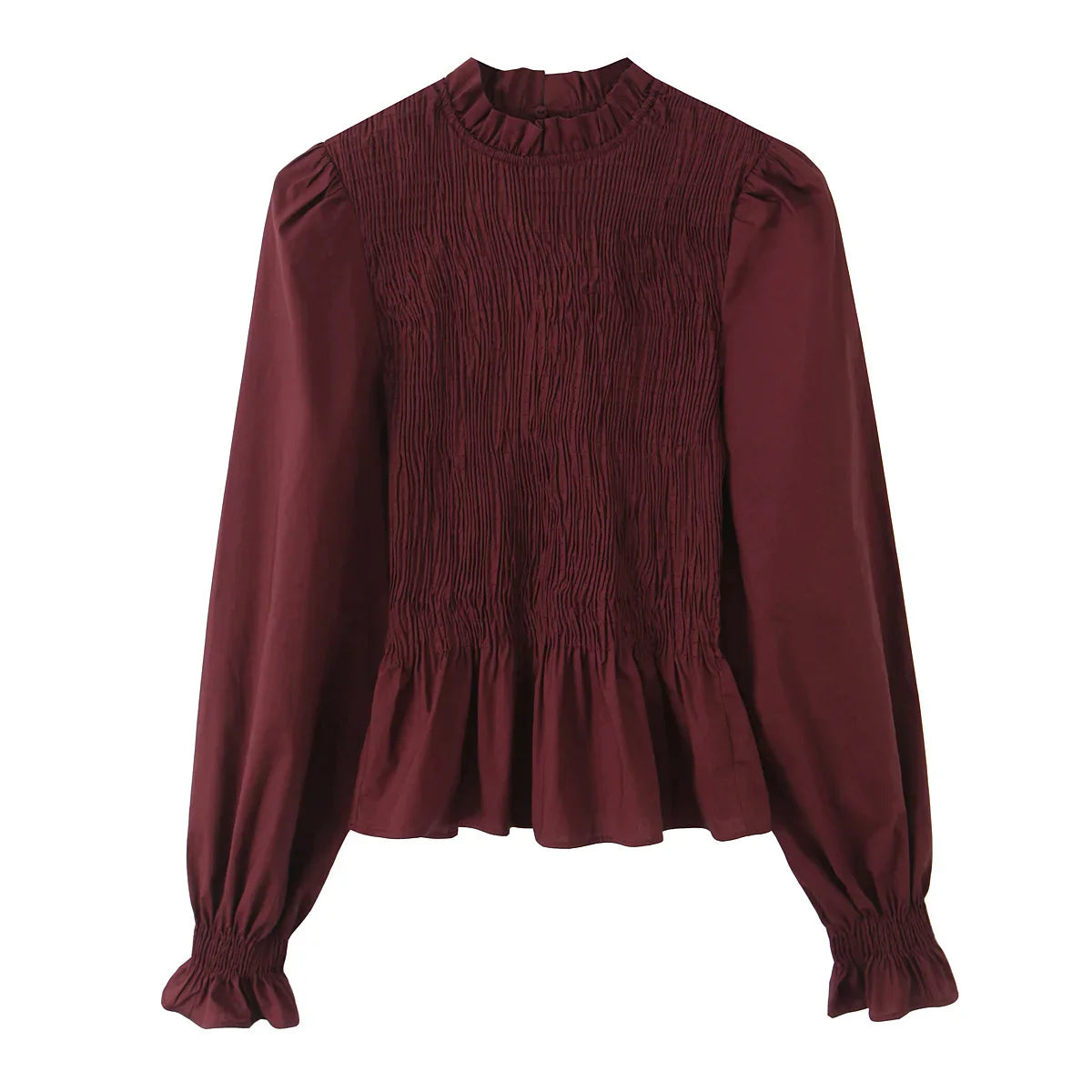2025 Vintage Chic Brown Plaid Shirts Women Long Sleeve Blouses Fold Fashion Casual Elegant Women Tops Y2k