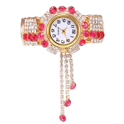 Fashion Women Watch with Shiny Diamond Watch Ladies Luxury Brand Ladies Casual Women Bracelet Crystal Watches Relogio Feminino