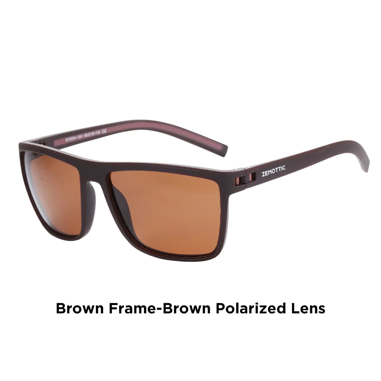 Polarized Sunglasses for Men Lightweight TR90 Frame UV400 Protection Square Sun Glasses