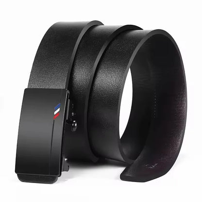 Fashion Business Men's Belt Genuine Luxury Brand Belt Automatic Buckle Belt PU Leather Soft Belt With Cargo Pants Jeans Belt