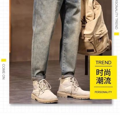 Calça Jeans Masculina Primavera Vintage Elástica Casual Longa Calça Reta Slim Algodão Poliéster Lavada para Adolescentes