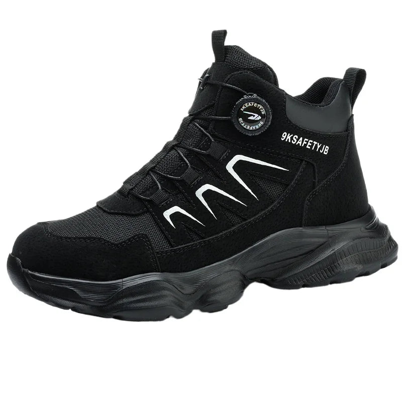 Work Safety Shoes Smash-proof and Puncture-proof Sports Safety Shoes Outdoor Mountaineering Wear-resistant Steel Boots