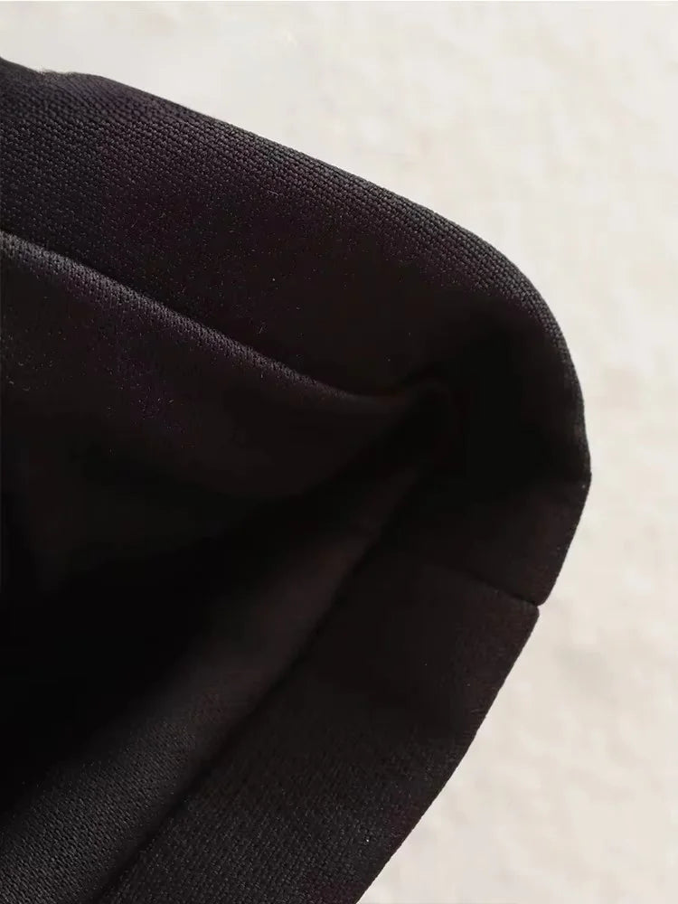 Sequined Bow Women Sling Top Sexy Backless Crop Top Pleated Zippers Female Tank Tops 2025 Spring Lady Streetwear Tops