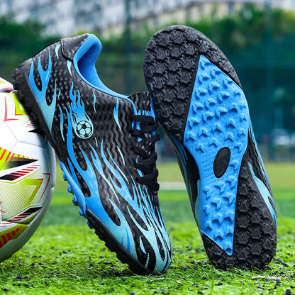 New Kid Match Boys Professional Football Boots Sneakers Soccer Shoes Comfortable Outdoor Match Non-Slip Sports Shoes Unisex