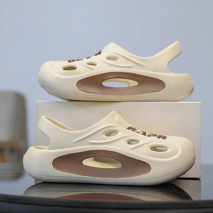 Summer New Children's Shoes Beach Anti-slip Breathable Boy Sandals Fashion Soft Home Children's Sports Shoes 6-12 Years