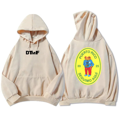 Hoodies Bad Bunny Singer Printing Sweatshirts Men Women Clothing Sudaderas Hombre Male