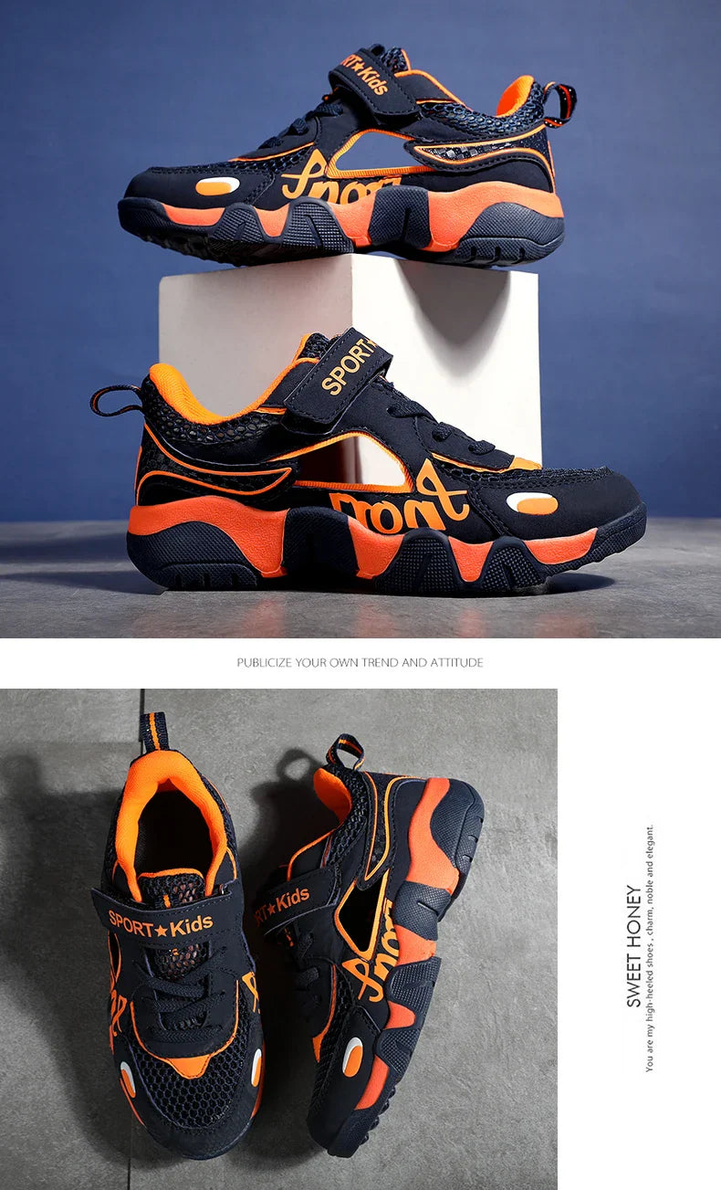Kids Summer Shoes Kids Sandals Breathable Boys Sandals Soft  Children's Shoes Outdoor Protecting Toes Beach Sandal Water Shoes