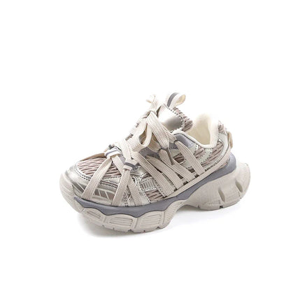 Girl's Sneakers Breathable Versatile Basketball Sneakers for Children Fashion Spring Autumn Kids Causal Boys School Sports Shoes