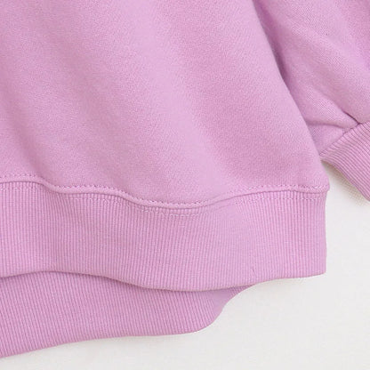 Embroidery Sweatshirt Women Casual Fleece Jumper Tigger Cheshire Cat Cartoon Loose Pullover Top O Neck