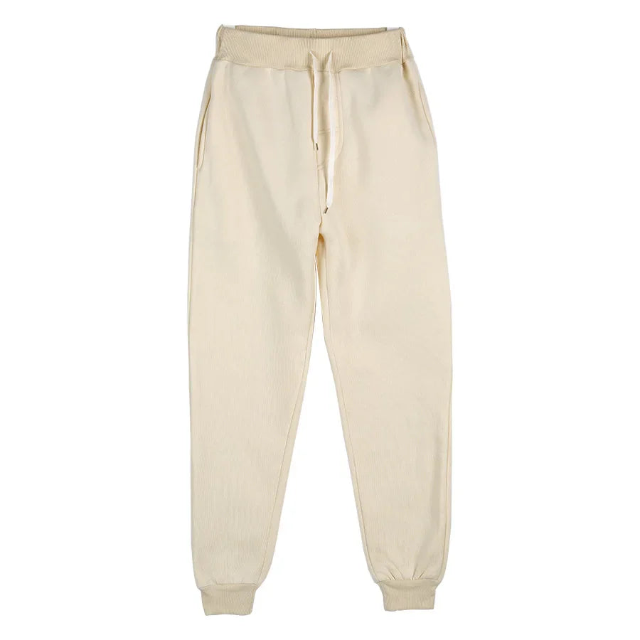 Men's Tracksuit Pants Jogger Track Sweatpants Spring Autumn Fleece Pants Men Clothing Gym Sports Women's Loose Winter Trousers