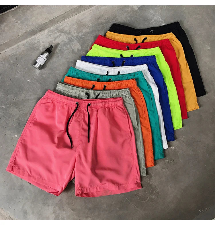 2026 Summer Men's Swimwear Swim Shorts Trunks Beach Board Shorts Swimming Pants Mens Running Sports Surffing Shorts Male M-5XL