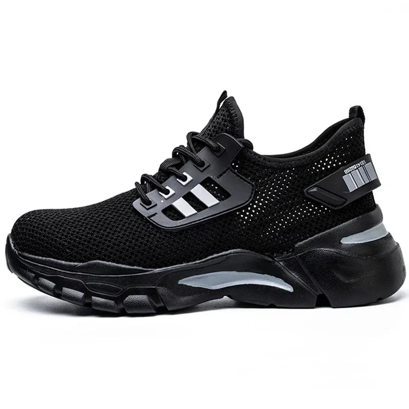 Work Sneakers Steel Toe Shoes Men Safety Shoes Puncture-Proof Work Shoes Boots Fashion Indestructible Footwear Security
