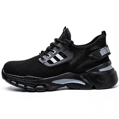 Work Sneakers Steel Toe Shoes Men Safety Shoes Puncture-Proof Work Shoes Boots Fashion Indestructible Footwear Security
