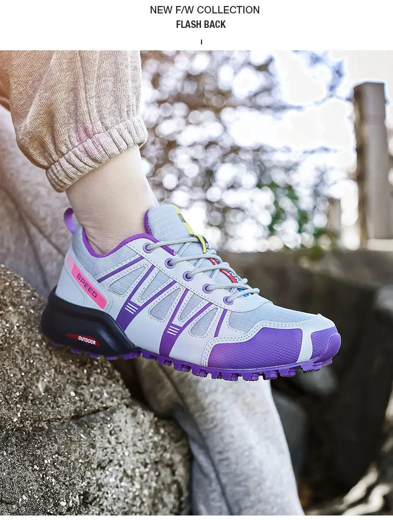 Sapatos de Caminhada Masculinos e Femininos Impermeáveis para Exteriores Tênis de Treino com Cadarço para Escalada Trekking Tênis de Montanha para Caminhada e Caça Tênis Táticos