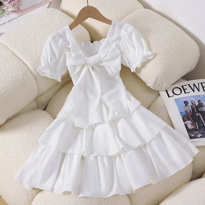 Girls Dress Summer Princess 2026 Casual Kids Dress Birthday Ball Part Gift Children Princess Dresses Vestido Teen 6 8 10 12 14 Y