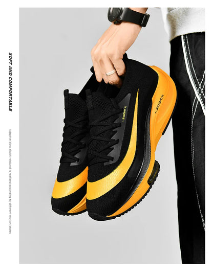 Men Running Shoes Breathable Race Cushioning Outdoor Jogging Sneakers Trainer Luxury shoes Couple Non-Slip Mesh Off-road Shoes