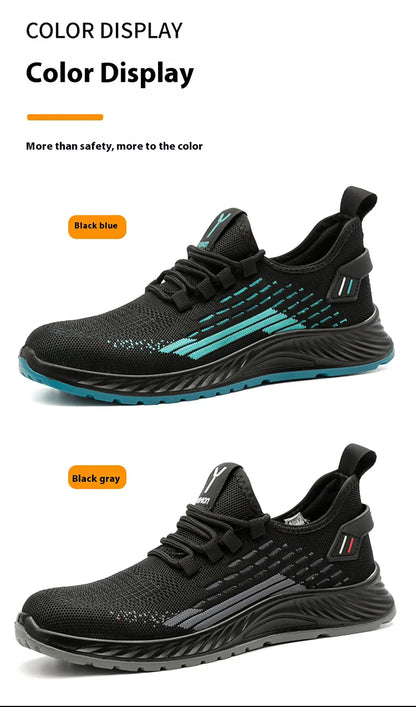Summer New Breathable Insulated Safety Shoes Anti smashing, Anti piercing, Wear resistant Work Shoes