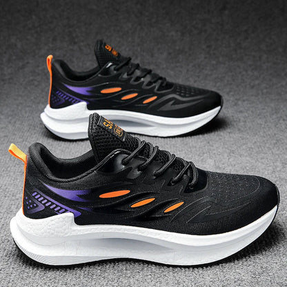 Men's Breathable Sports Shoes Spring New Mesh Casual Fashion Versatile Trendy Men's Shoes Summer Running Shoes Suitable for Outdoor Sports