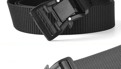 Plus Large LONG Size 125 140 160 180cm Men's Belt Canvas Multi-functional Tactical Quick Release Magnetic Alloy Buckle Belts