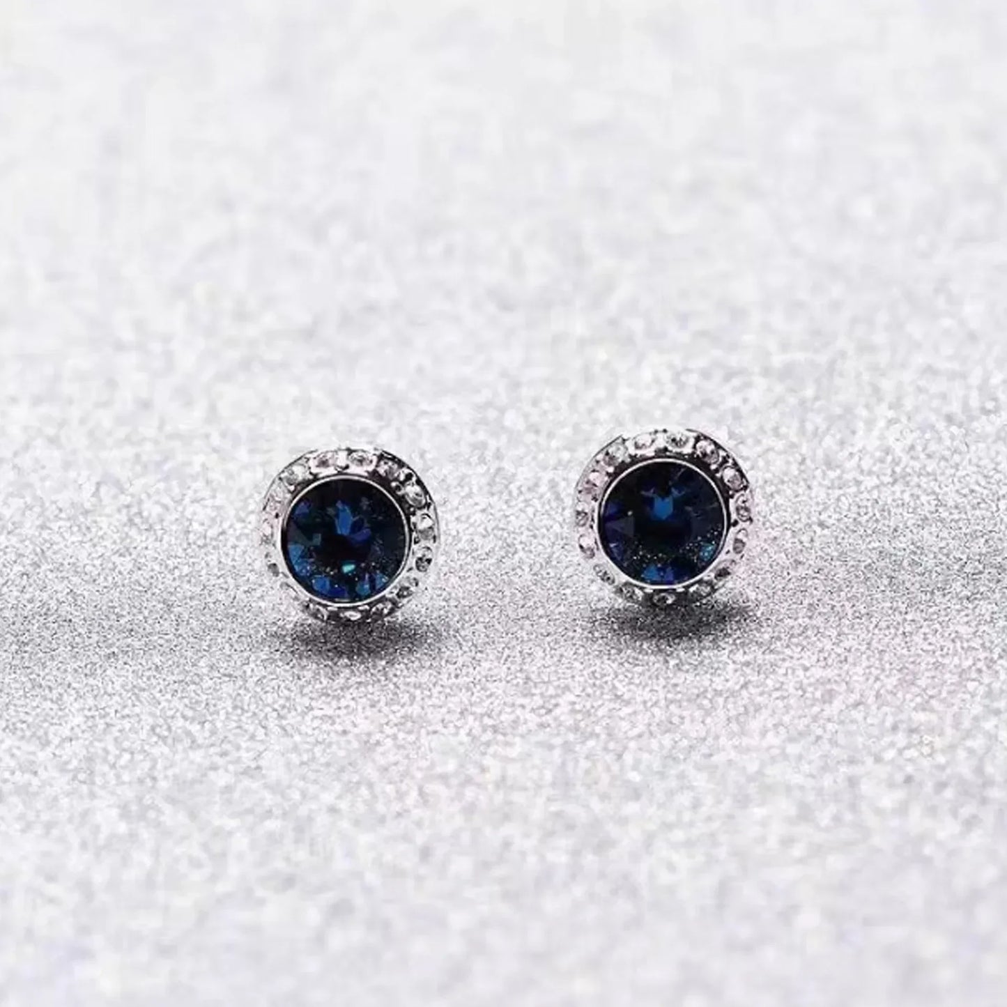 2025 New Original Round Water Drop Crystal High Jewelry Set Fashion Dazzling Women's Bracelet Earring Necklace Ring Wedding Gift