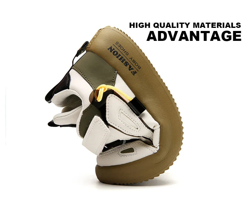 Sport Kids Sneakers Boys Casual Shoes For Children Sneakers Girls Shoes Leather Anti-slippery Fashion tenis infantil menino