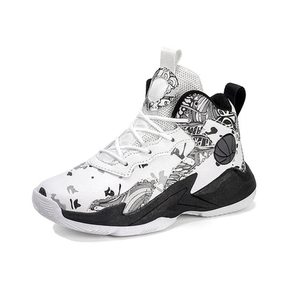 Children's basketball shoes non-slip breathable basketball training shoes with boys and girls basketball shoes sneakers 31-39