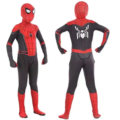 Anime Superhero  Costume Miles Morales Cosplay Zentai Bodysuit  Halloween Costumes Kids Superhero Costumes Movie Characters
