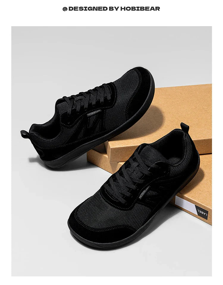 Barefoot Shoes for Women Men Zero Drop Wide Toe Box Sneakers Minimalist Lace Up Lightweight Running Shoes