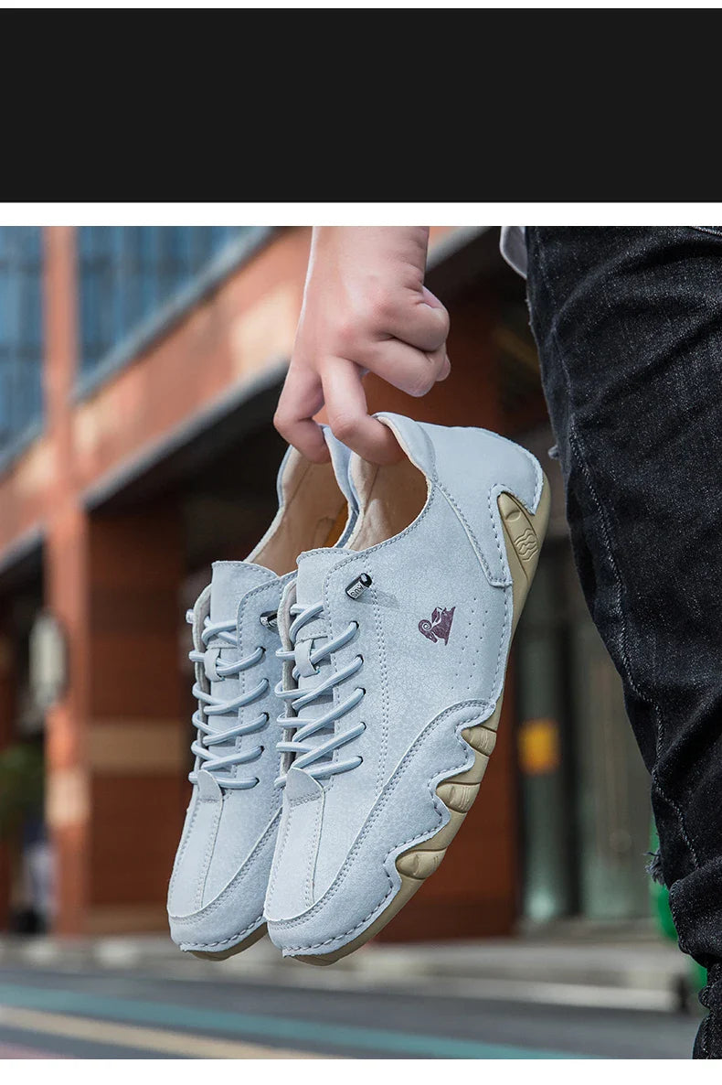 Men's shoes four season new plus size casual shoes fashion low-top soft sole breathable outdoor shoes men's sports walking shoes