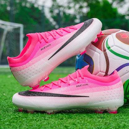 New Men Football Boots Futsal Cleats Unisex Soccer Shoes Hot Sale High-quality Professional Women Ultralight TF/FG Sneakers