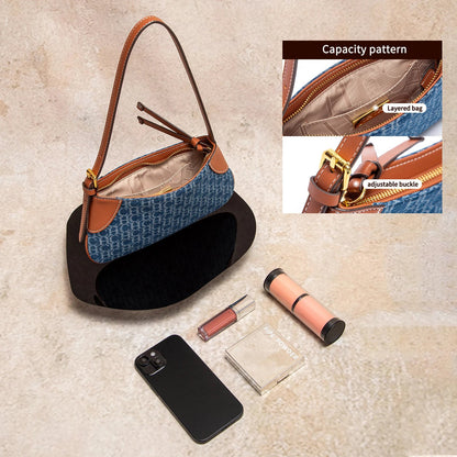 Fashionable Classic Retro Women's New Bag with Adjustable Shoulder Strap, Business Commuter Multi functional Shoulder Bag