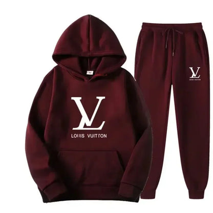 New men's one-piece sportswear and pants sets for autumn and winter of 2026 outdoor fashionable casual men's style
