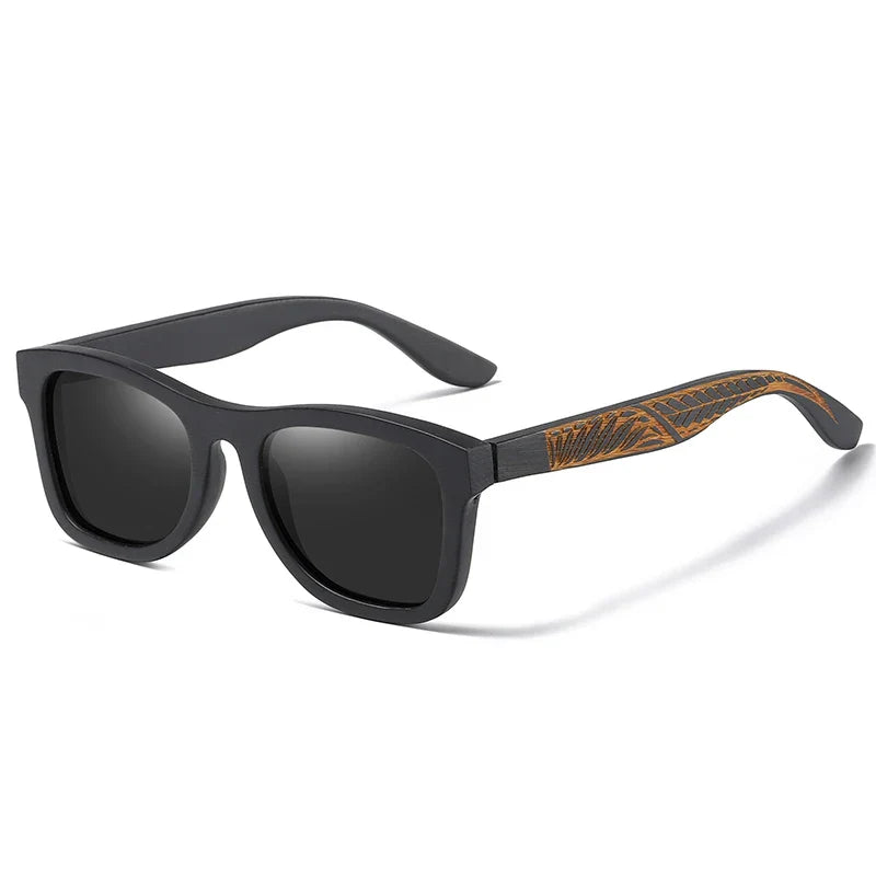 Natural Bamboo And Wooden Sunglasses VIP Manual Polarized Glasses Luxury brand Environmental Degradable Glasses Gift Box