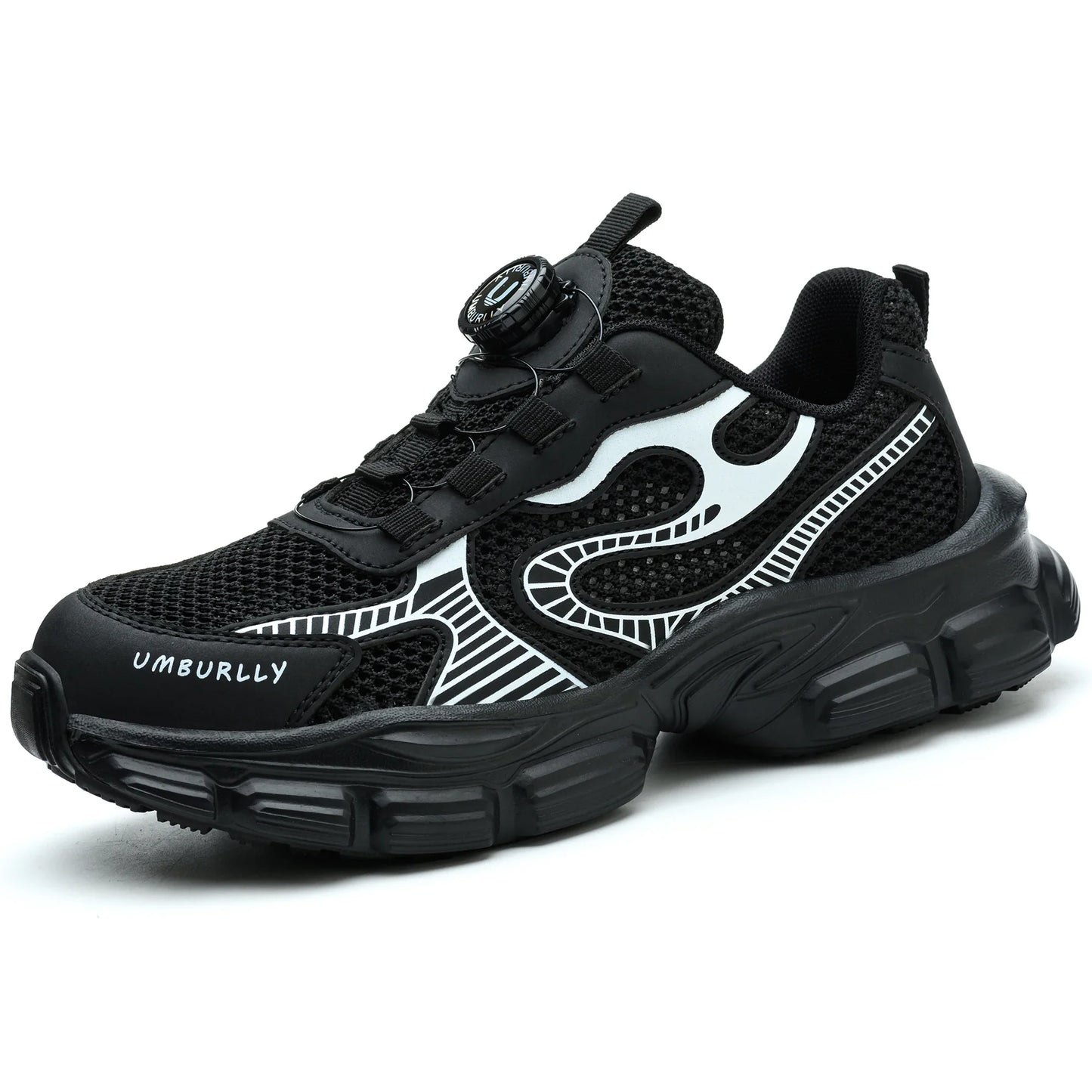 Summer button women's steel head safety shoes Smashing breathable upper Workshop factory women's work shoes