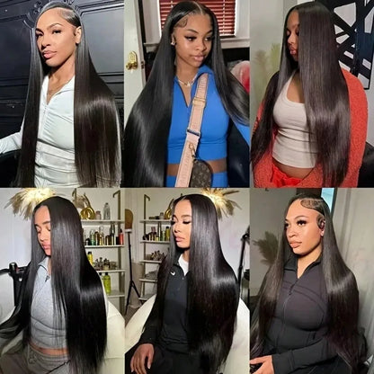Straight Lace Front Wigs Human Hair 13X6 Hd Lace Frontal Wig 13X4 Bone Straight Human Hair Wig Glueless 5x5 Straight Closure Wig