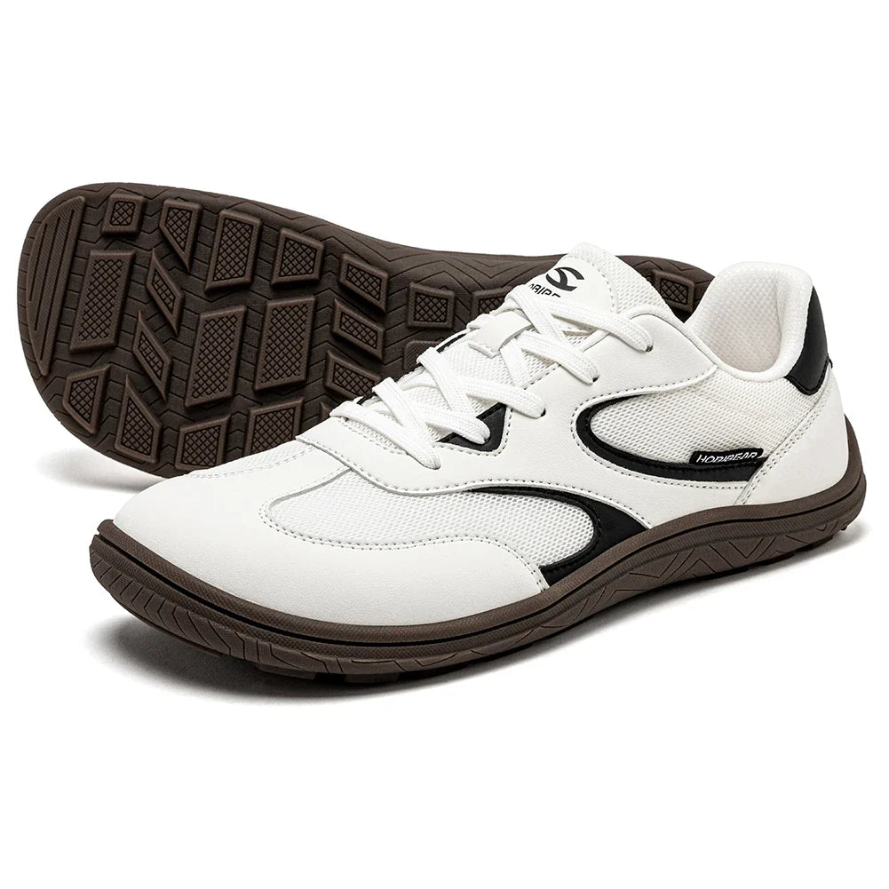 Unisex Barefoot Shoes Wide Width Minimalist Sneakers Zero Drop Classic Retro Outdoor Walking Shoes for Men Women