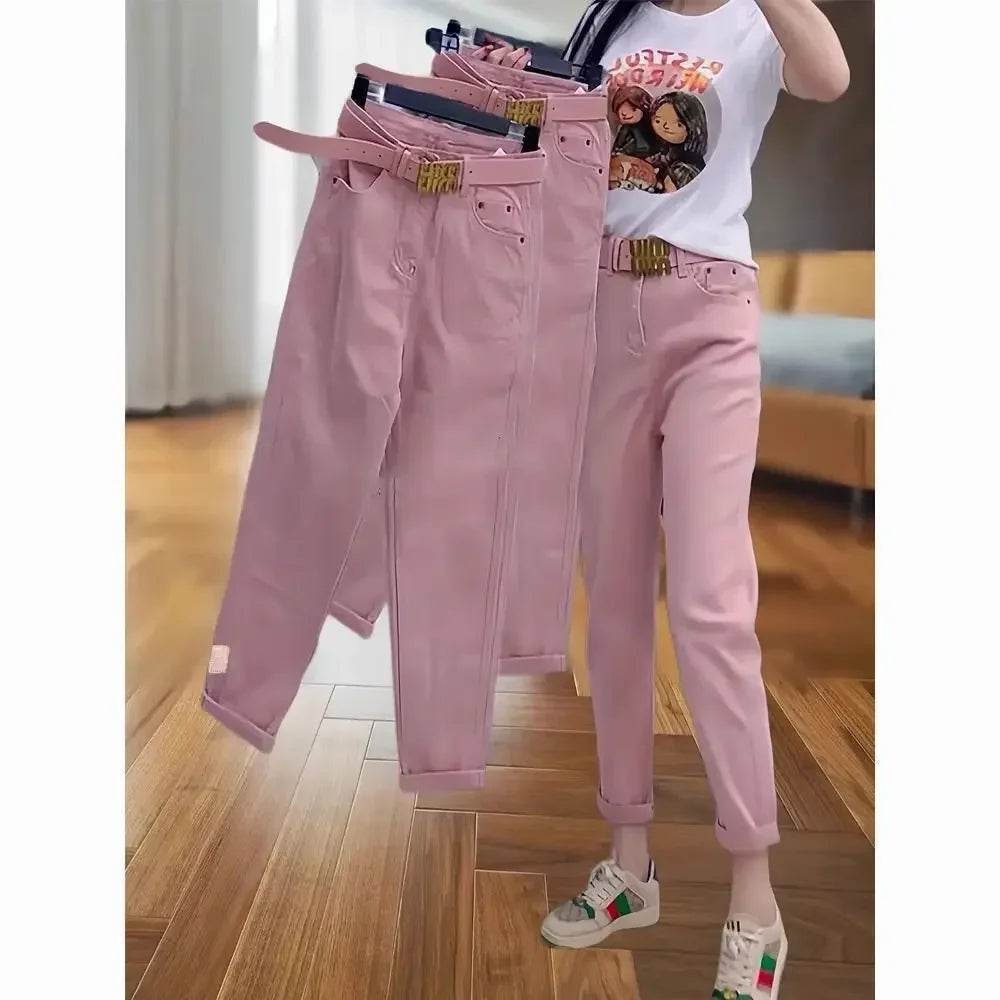 Women Loose Fit Pear Shape Old Style Pants