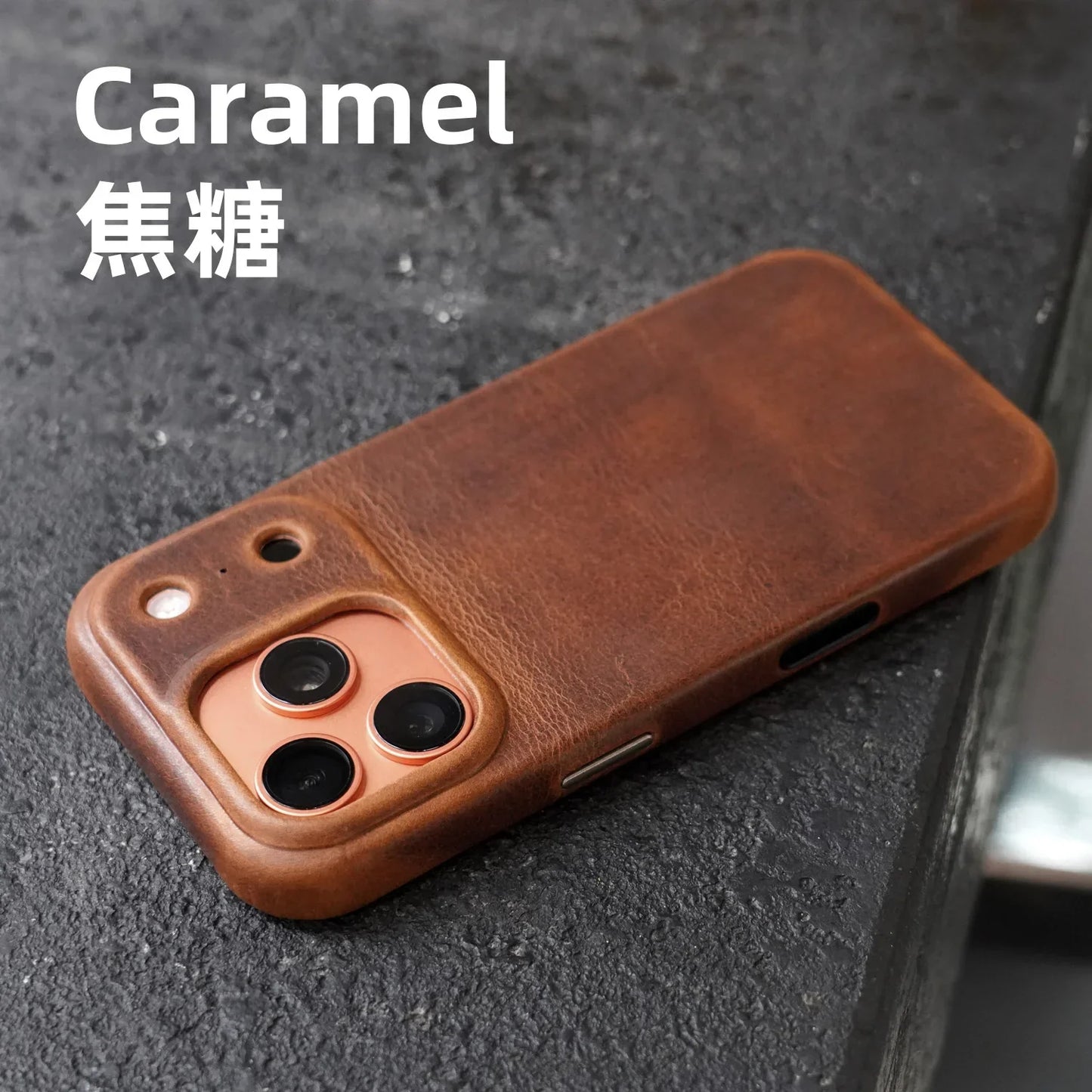 Genuine Leather Case for iPhone 17 16 Pro Max 15 Genuine Leather Handmade Phone Cover