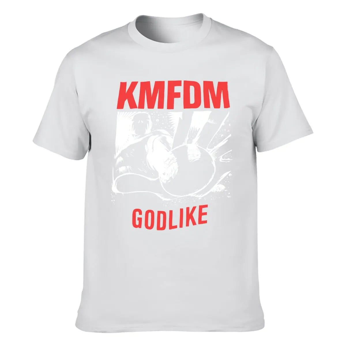 1990 KMFDM Godlike Cotton Black Unisex T-shirt S-5XL Men Women VM7344
