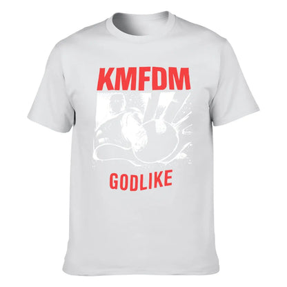 1990 KMFDM Godlike Cotton Black Unisex T-shirt S-5XL Men Women VM7344