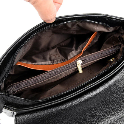 Women Bag Fashion Shoulder Bag Quality PU Leather Elegant Flap Retro Female Messenger Classic Multiple Pockets Crossbody Handbag