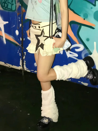 Women Korean Shoujo JK 2000s Aesthetic Mini Skirt Y2k Preppy Style Skirt Grunge Cyber Punk Japanese Gyaru Coquette Kpop Design