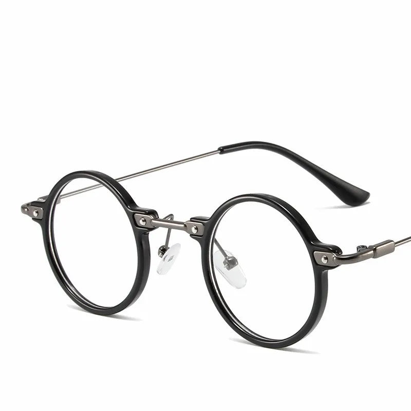 Retro Steampunk Round Sunglasses – UV400 Metal Frame | Men & Women