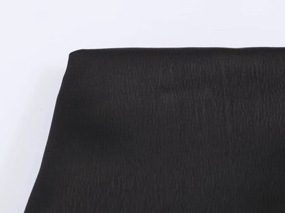 Summer Women Elegant Satin Silk Lace Fringe Mini Skirt High Waist Slim Anti-light Safety Bottoming Half Slip Underskirt 3 Colors