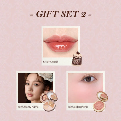 Flower Knows Makeup Set Sweetie Bear Gift Kit Setting Powder Long Lasting Concealer Palette Matte Blush Lipstick Pressed Powder