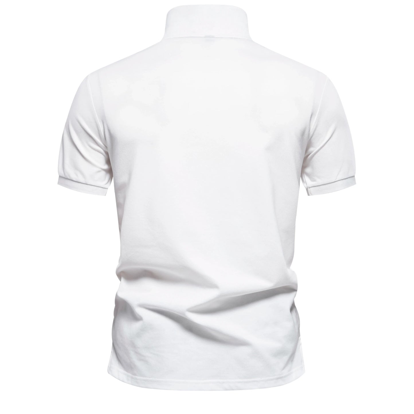 New Design Gradient Printed Cotton Blend Polo Shirts for Men Short Sleeve Summer Fashion Mens Polos