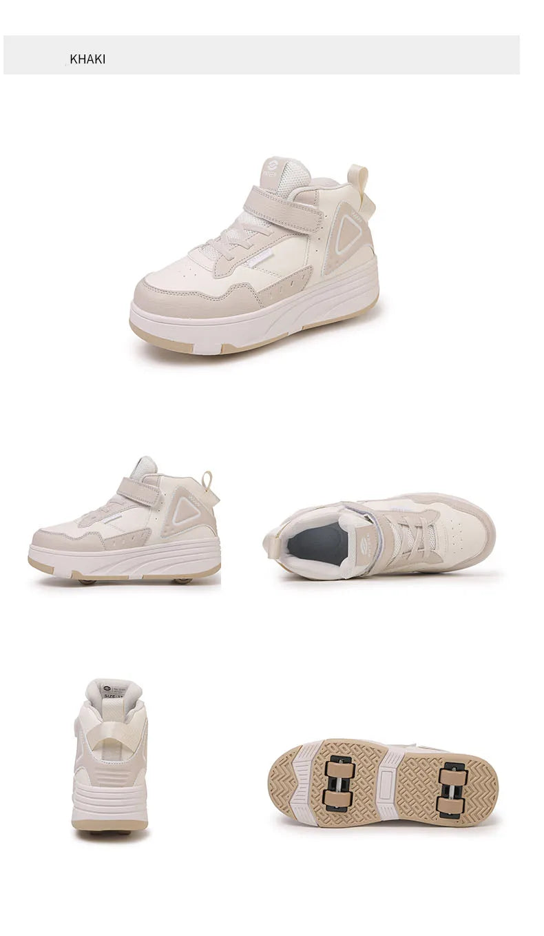 Children Roller Skate Shoes Kids Autumn Children Fashion Casual Sports Toy Birthday Gift Games Boys 4 Wheels Sneakers Girls