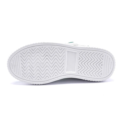 Kids PU Leather Sneakers Casual Basketball Shoes for Boys Trendy Sports Trainers Breathable Non-slip Children Footwear