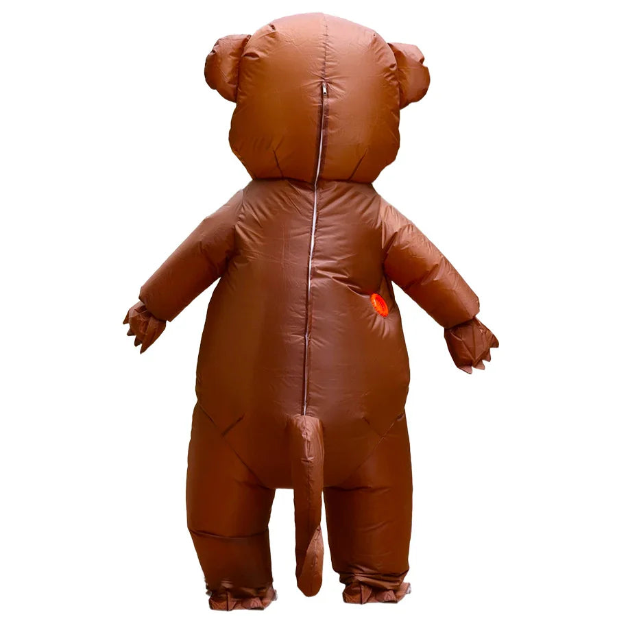 Adult Inflatable Monkey Cosplay Costume Anime mach Set Mascot Halloween Christmas Party Stage Performance