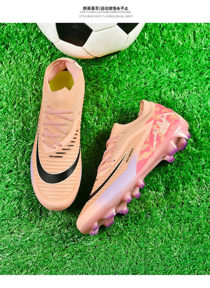 New Men Professional Soccer Shoes Unisex Ultralight Football Boots Training Wholesale Breathable Indoor Futsal Drop Shipping
